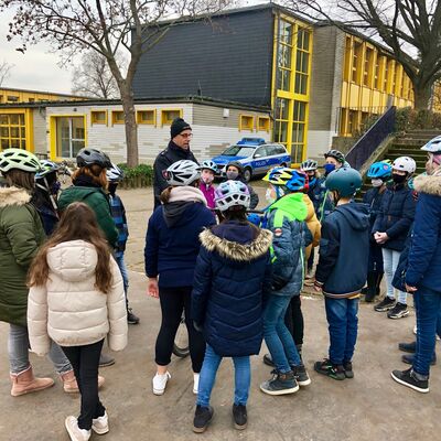 Sicher im Straßenverkehr Fahrradprüfung für 5 Klassen am THG